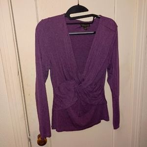 Apropos fitted purple top small